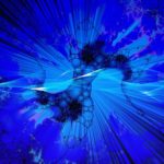 quantum blue abstract energy photo