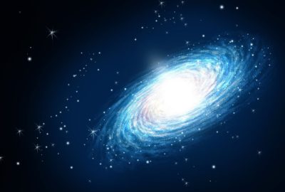 blue white cosmic portal image