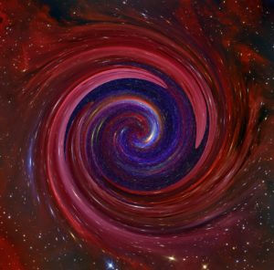 red galaxy spiral image