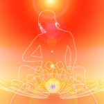meditation and light image
