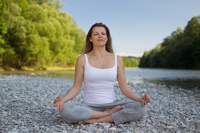 frequencywriter.com ~ october 2020 energy update ~ woman meditation yoga breathing