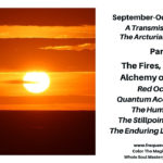 frequencywriter.com ~ September-October 2021 Energy Update ~ red october sunset and sunrise