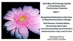 April May 2023 Energy Update ~ frequencywriter.org ~ Blueprinted Perfection